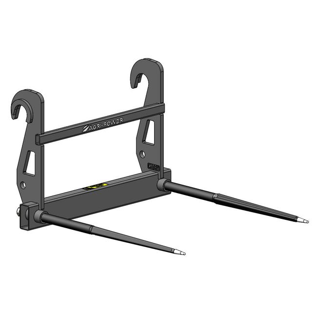 Pic'balle Attelage NEW Holland avec 2 Dents 1100X42 CL Gris référence fournisseur 413707